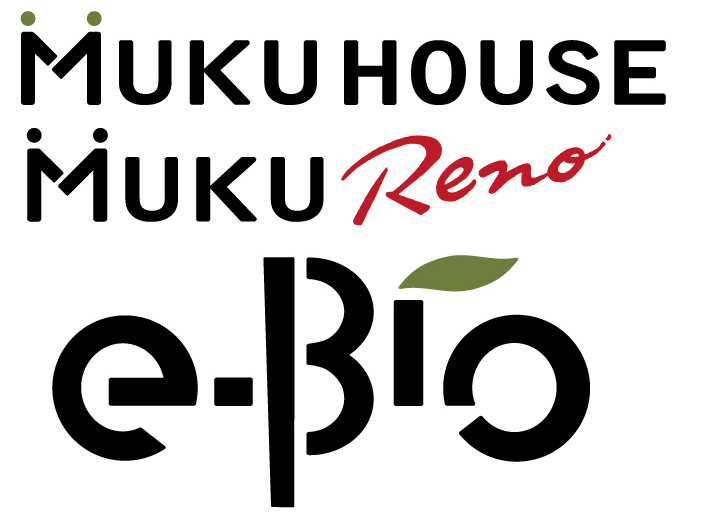 Muku House に新しいロゴマークが誕生しました 京都 亀岡市の注文住宅 三浦製材 E Wood プラスイーウッド 京都の注文住宅 三浦製材 パッシブデザインで無添加住宅を施工